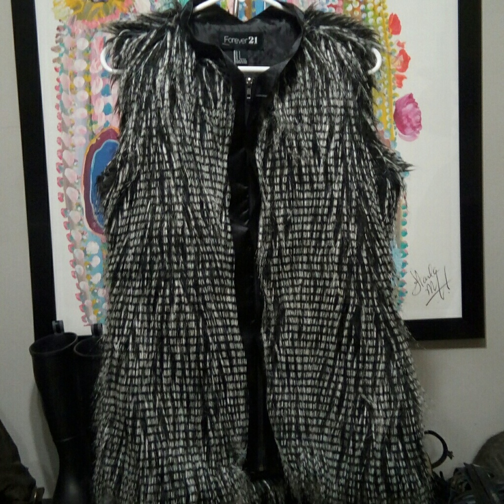 🔥NWOT Zippered Faux Fur Vest🔥 - Picture 2 of 7